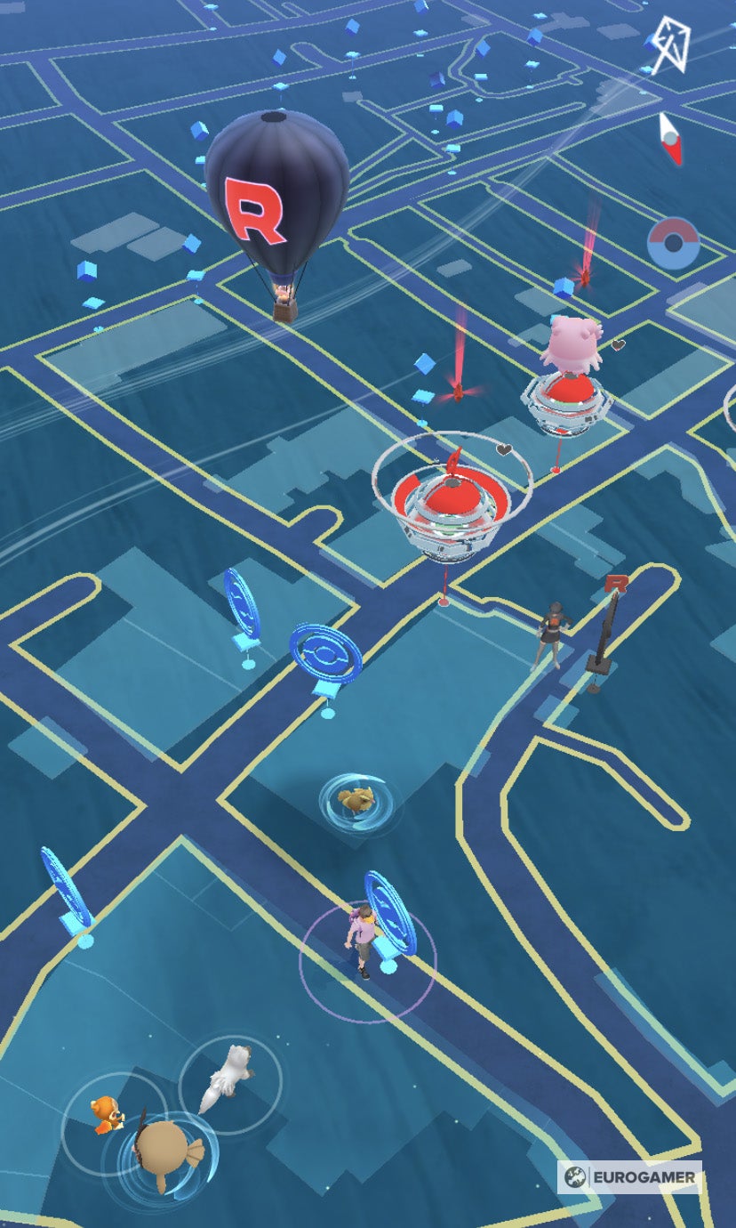 Pokémon Go Team Go Rocket Balloons explained, including spawn rates and how to find